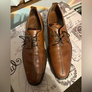 Cole Haan Tan Leather Oxfords